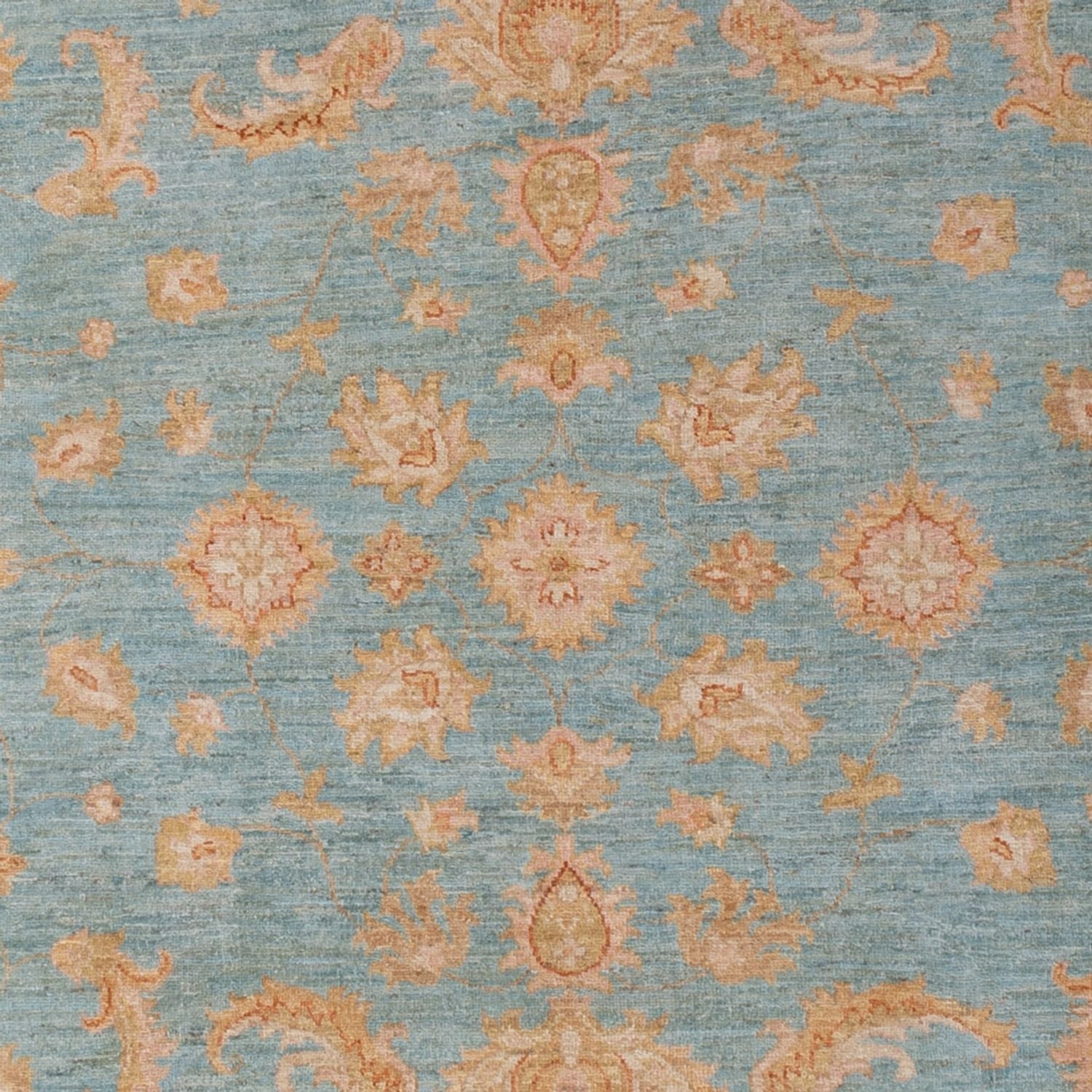 Ziegler Teppich - 290 x 205 cm - hellblau