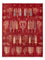 Ziegler Teppich - Ariana - 284 x 209 cm - rot