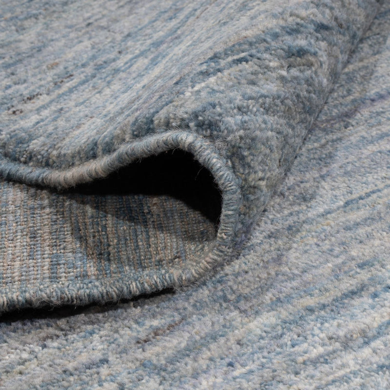 Berber Teppich - 360 x 274 cm - seeblau