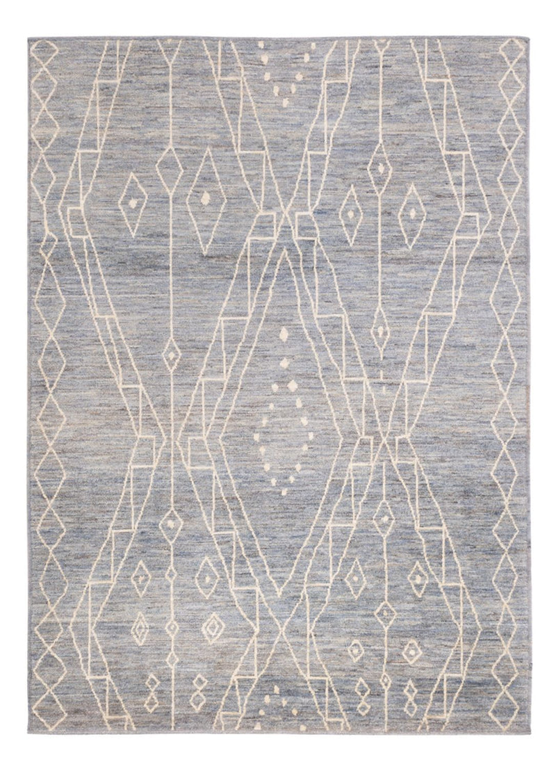 Berber Teppich - 208 x 148 cm - seeblau