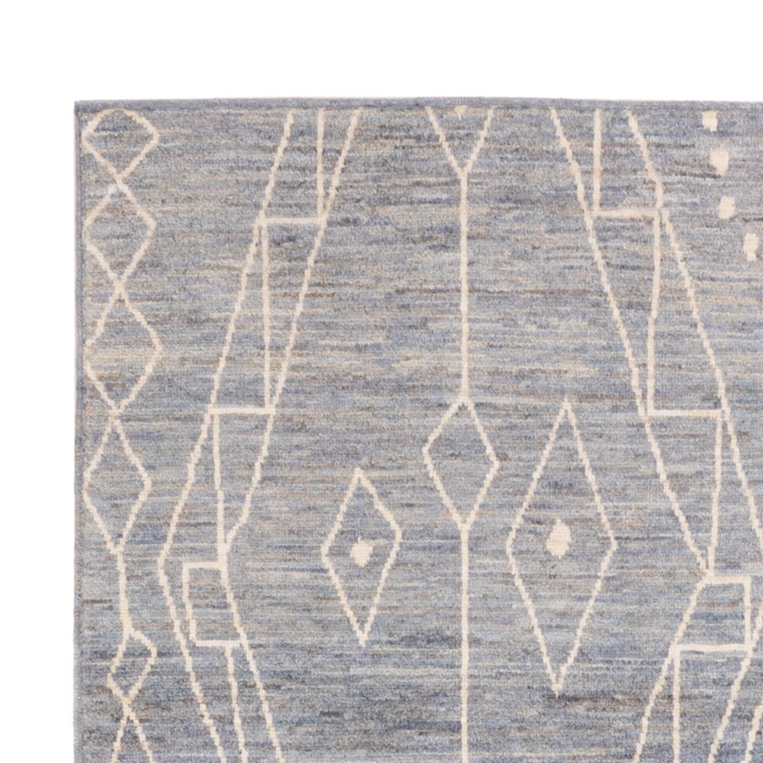 Berber Teppich - 208 x 148 cm - seeblau