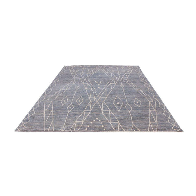 Berber Teppich - 304 x 194 cm - seeblau