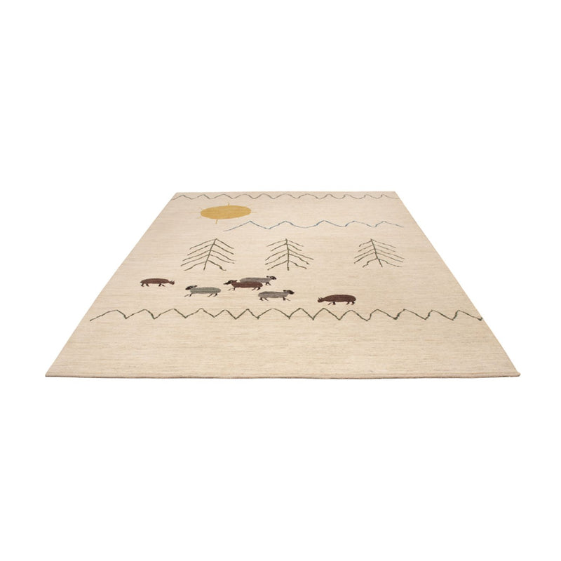 Berber Teppich - 295 x 203 cm - natur