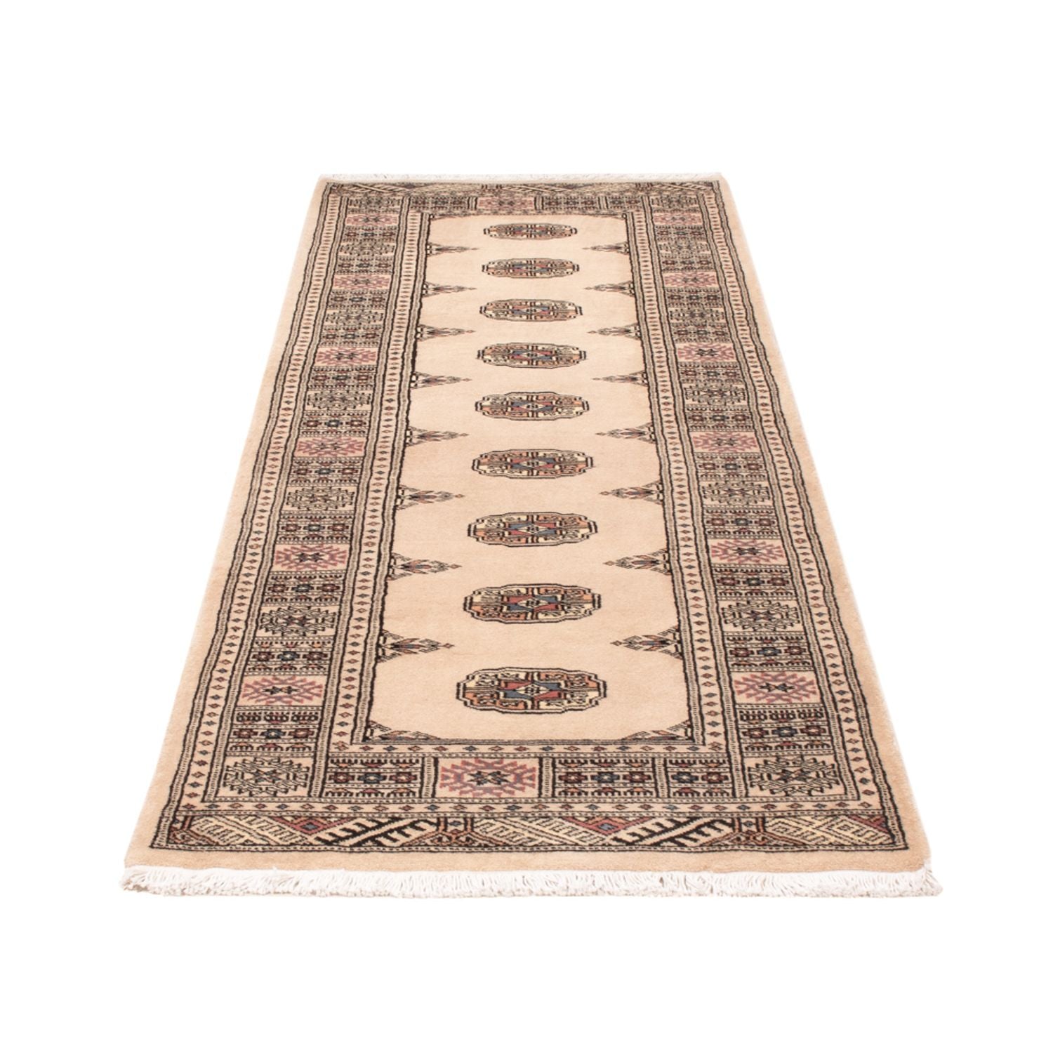 Läufer Pakistan - 234 x 76 cm - beige