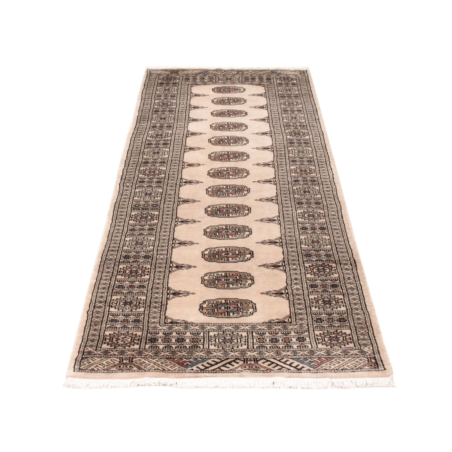 Läufer Pakistan - 244 x 77 cm - beige