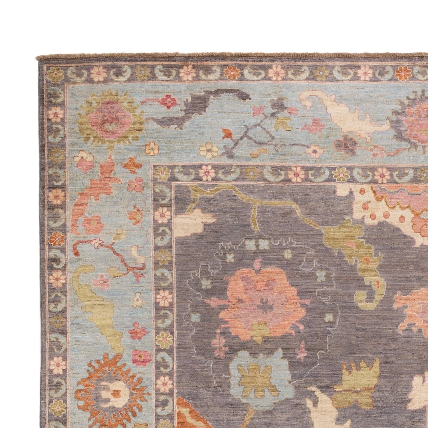Ziegler Teppich - Usak - 352 x 242 cm - dunkelblau