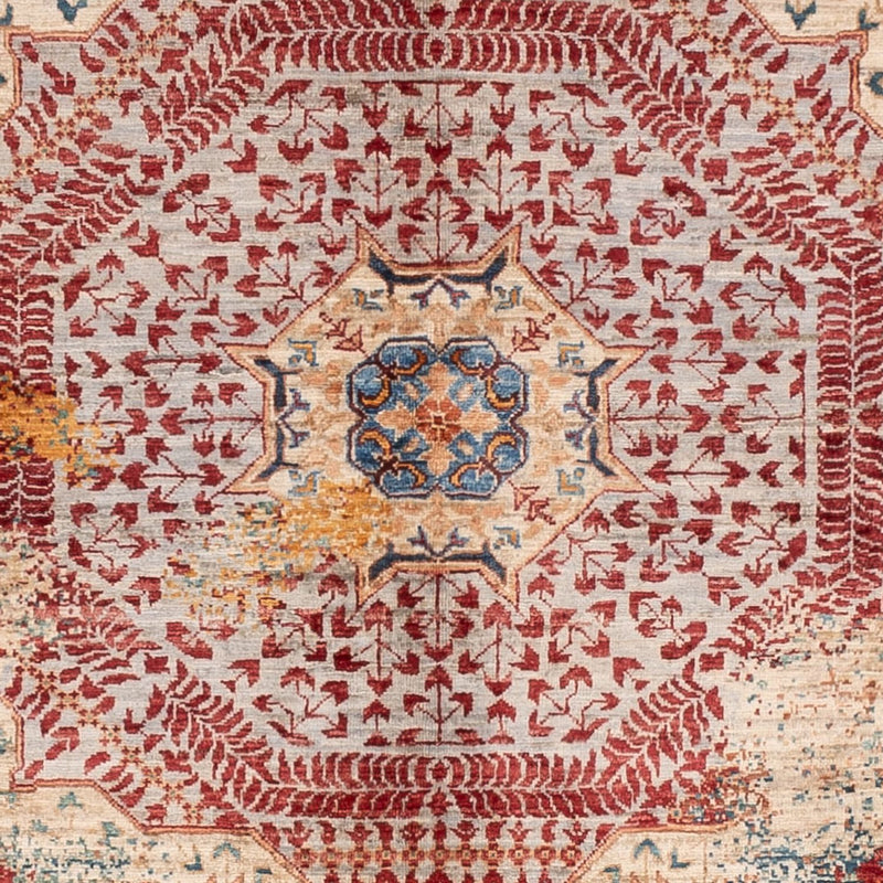 Designer Teppich - 198 x 155 cm - mehrfarbig