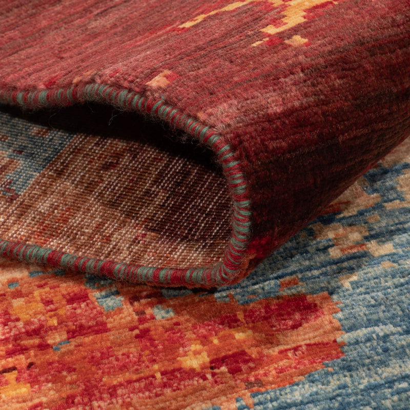 Designer Teppich - 198 x 153 cm - mehrfarbig