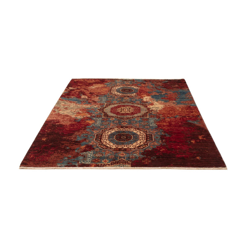 Designer Teppich - 198 x 153 cm - mehrfarbig