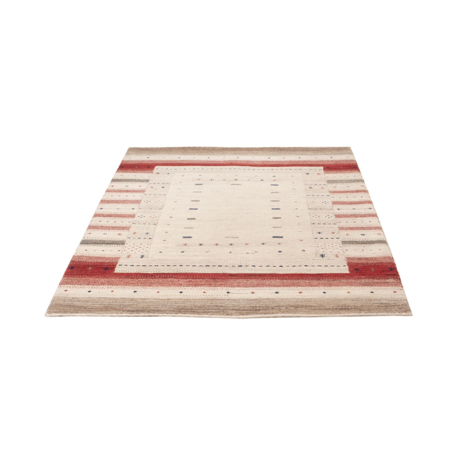 Gabbeh Teppich - Loribaft Indus - 184 x 124 cm - mehrfarbig