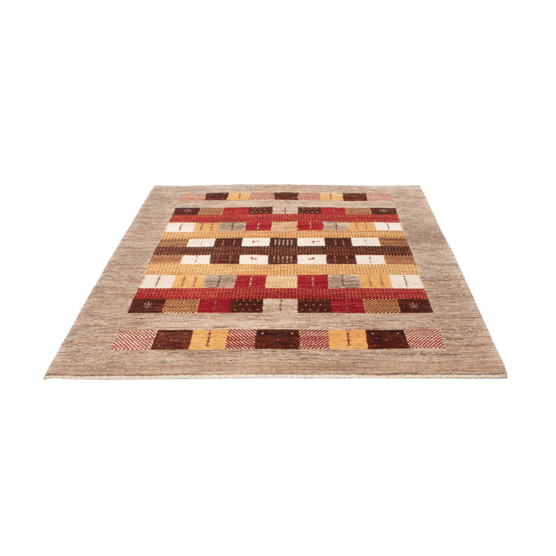 Gabbeh Teppich - Loribaft Indus - 193 x 145 cm - mehrfarbig