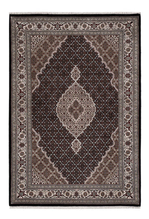 Orientteppich - Täbriz - 204 x 141 cm - dunkelgrau
