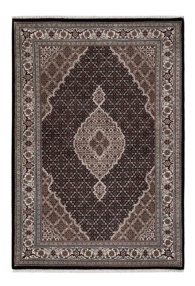 Orientteppich - Täbriz - 204 x 141 cm - dunkelgrau