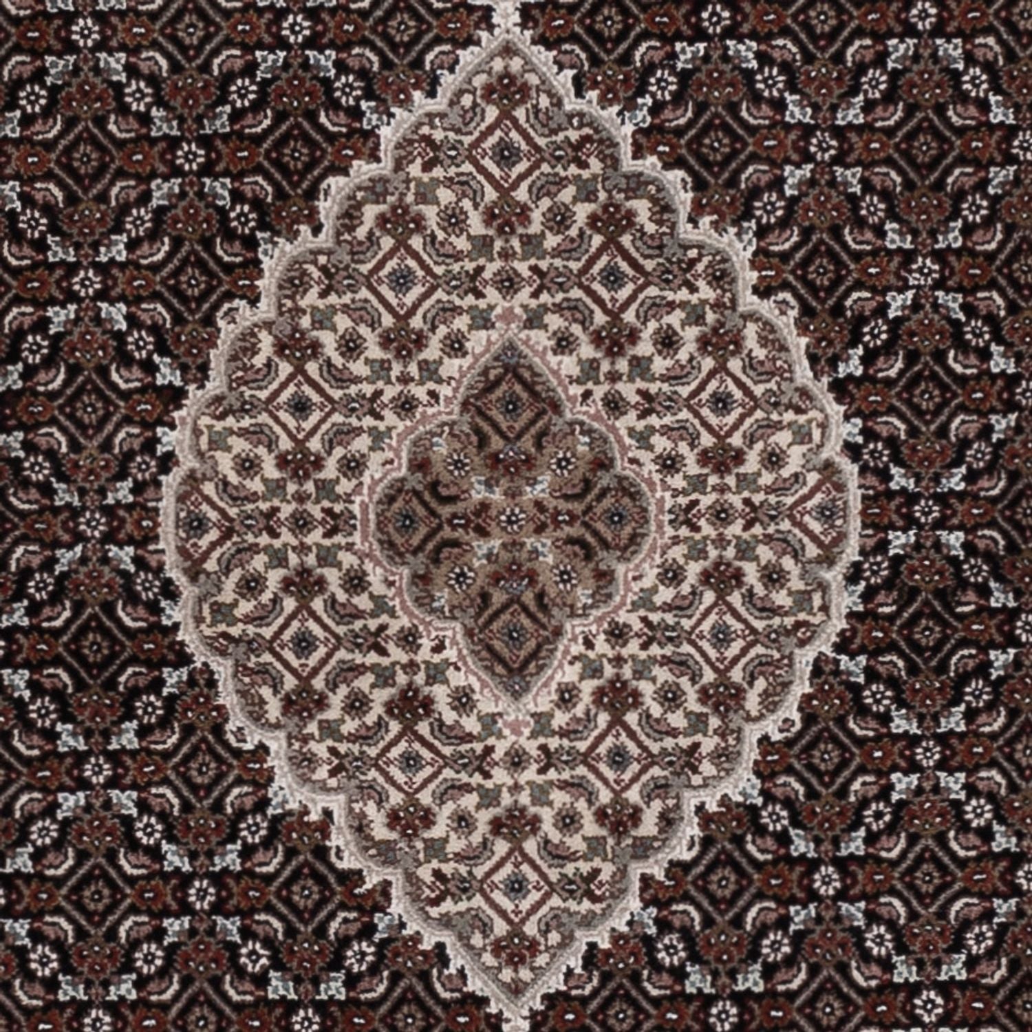 Orientteppich - Täbriz - 204 x 141 cm - dunkelgrau