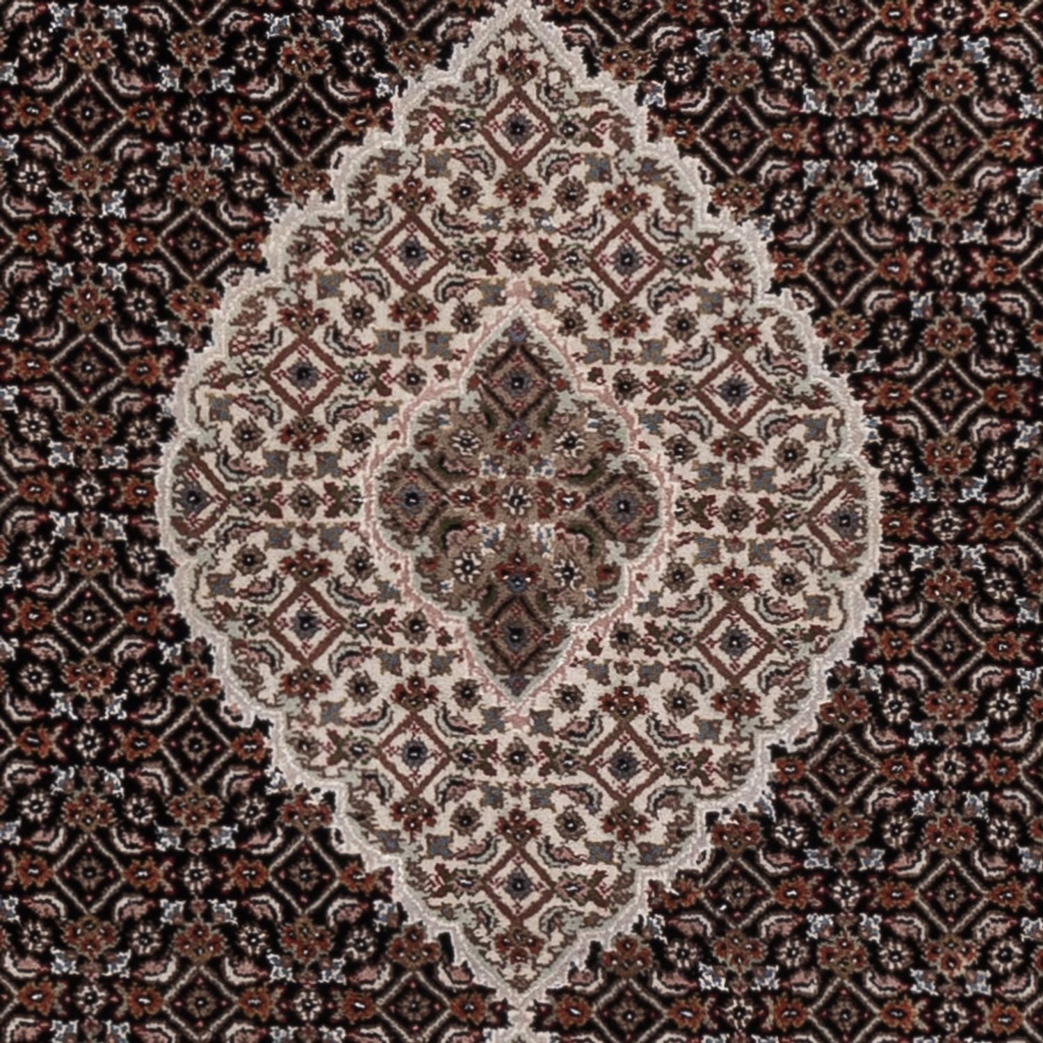 Orientteppich - Täbriz - 204 x 142 cm - dunkelgrau