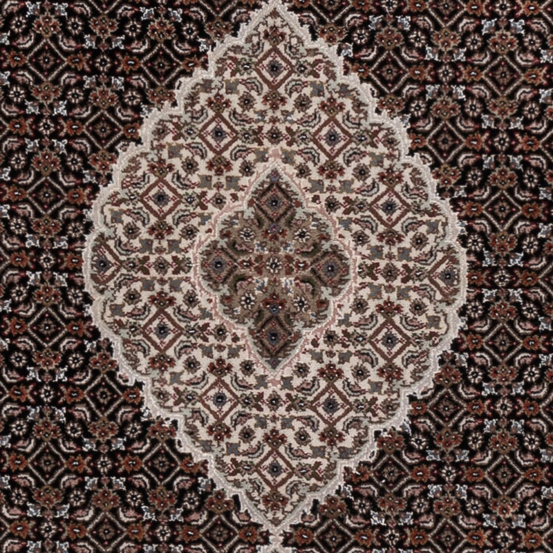 Orientteppich - Täbriz - 204 x 142 cm - dunkelgrau