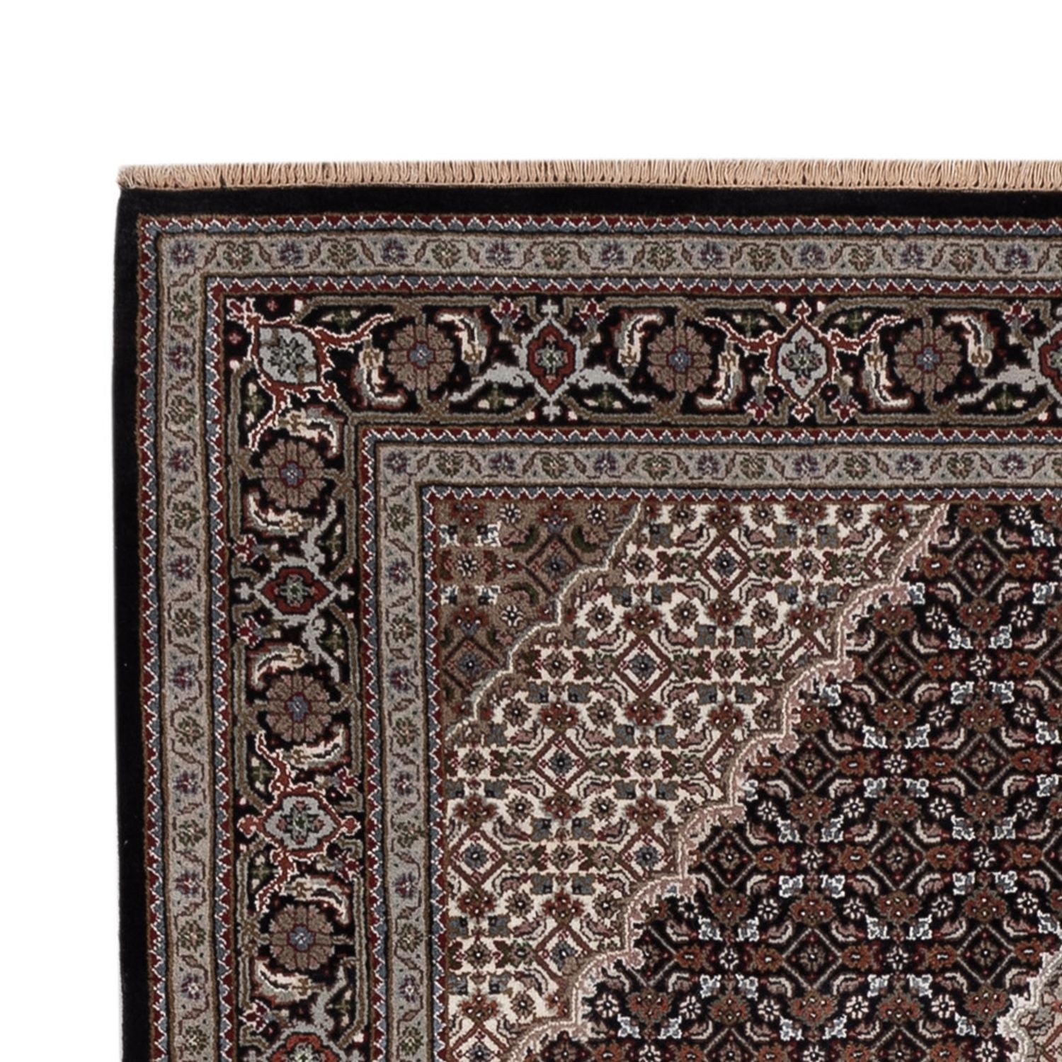 Orientteppich - Täbriz - 205 x 143 cm - dunkelgrau
