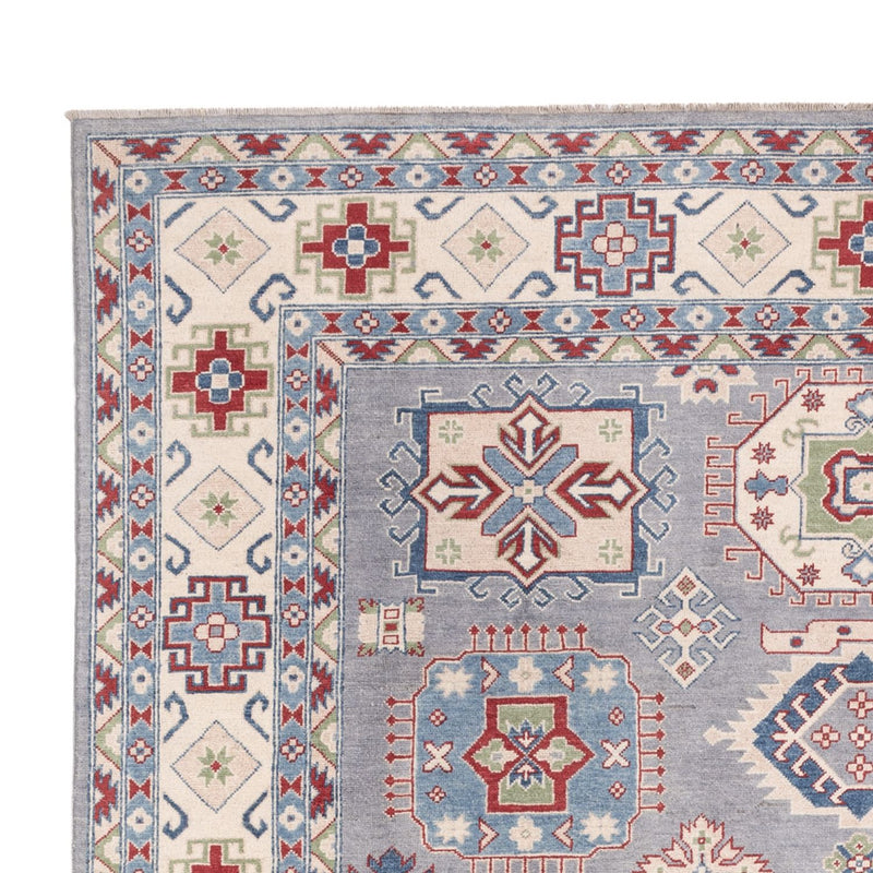 Ziegler Teppich - Kazak - 302 x 246 cm - seeblau