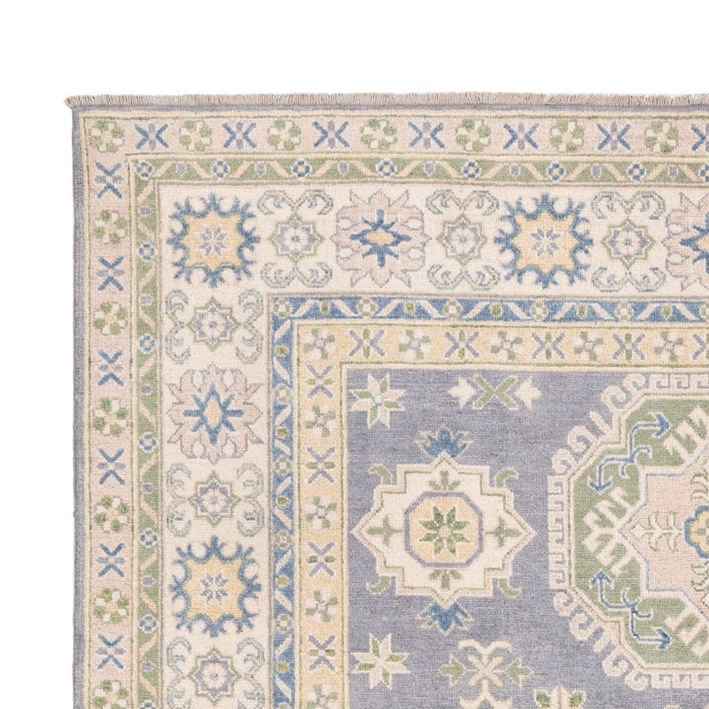 Ziegler Teppich - Kazak - 299 x 201 cm - seeblau