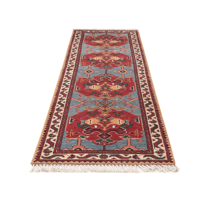 Läufer Ziegler - Kazak - 287 x 77 cm - blau
