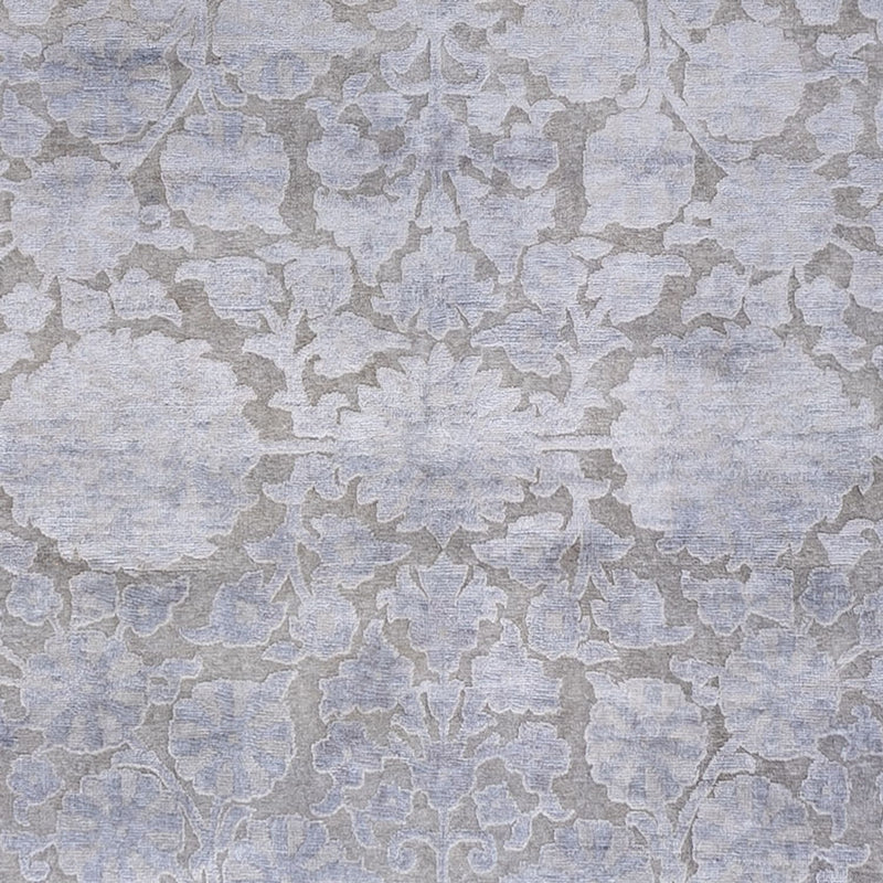 Designer Teppich - 294 x 246 cm - silber