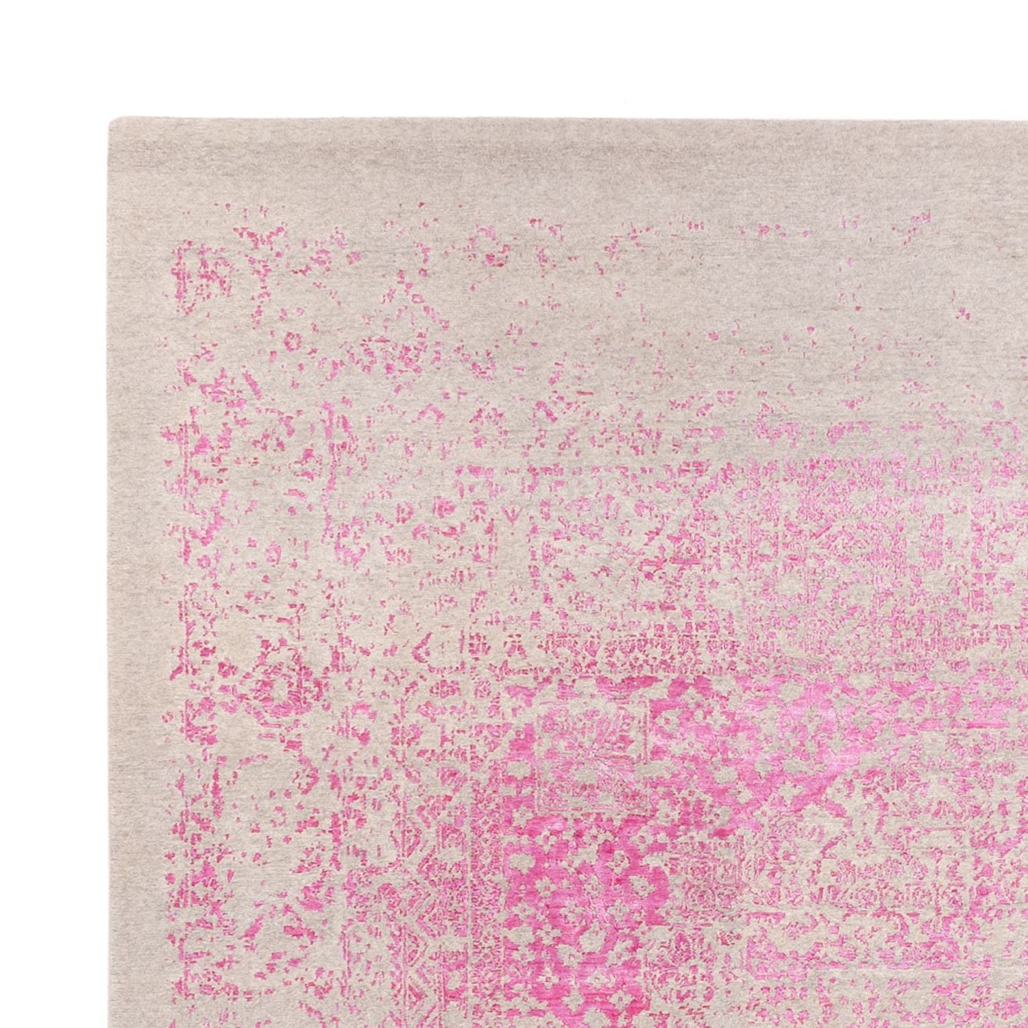 Designer Teppich - 293 x 256 cm - pink