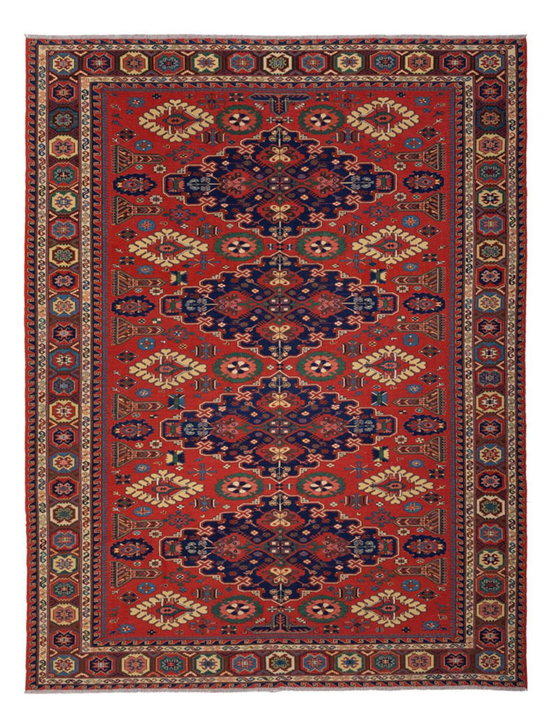 Kelim Teppich - Oriental - Soumak - 318 x 241 cm - rot