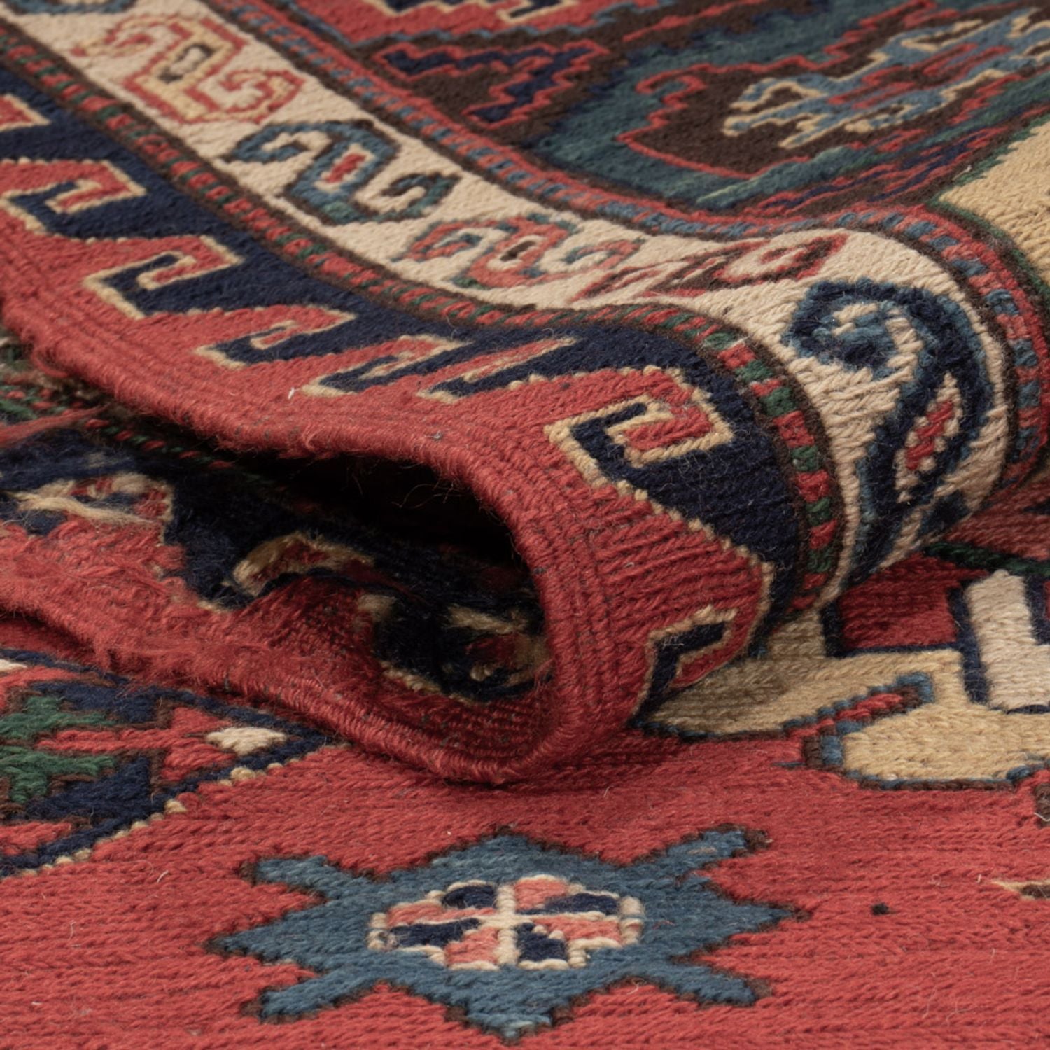 Kelim Teppich - Oriental - Soumak - 318 x 241 cm - rot