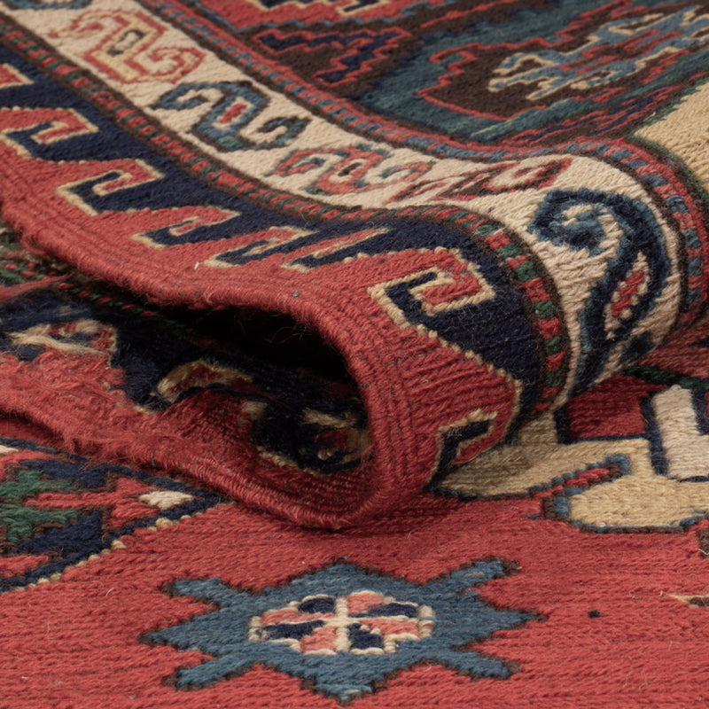 Kelim Teppich - Oriental - Soumak - 318 x 241 cm - rot