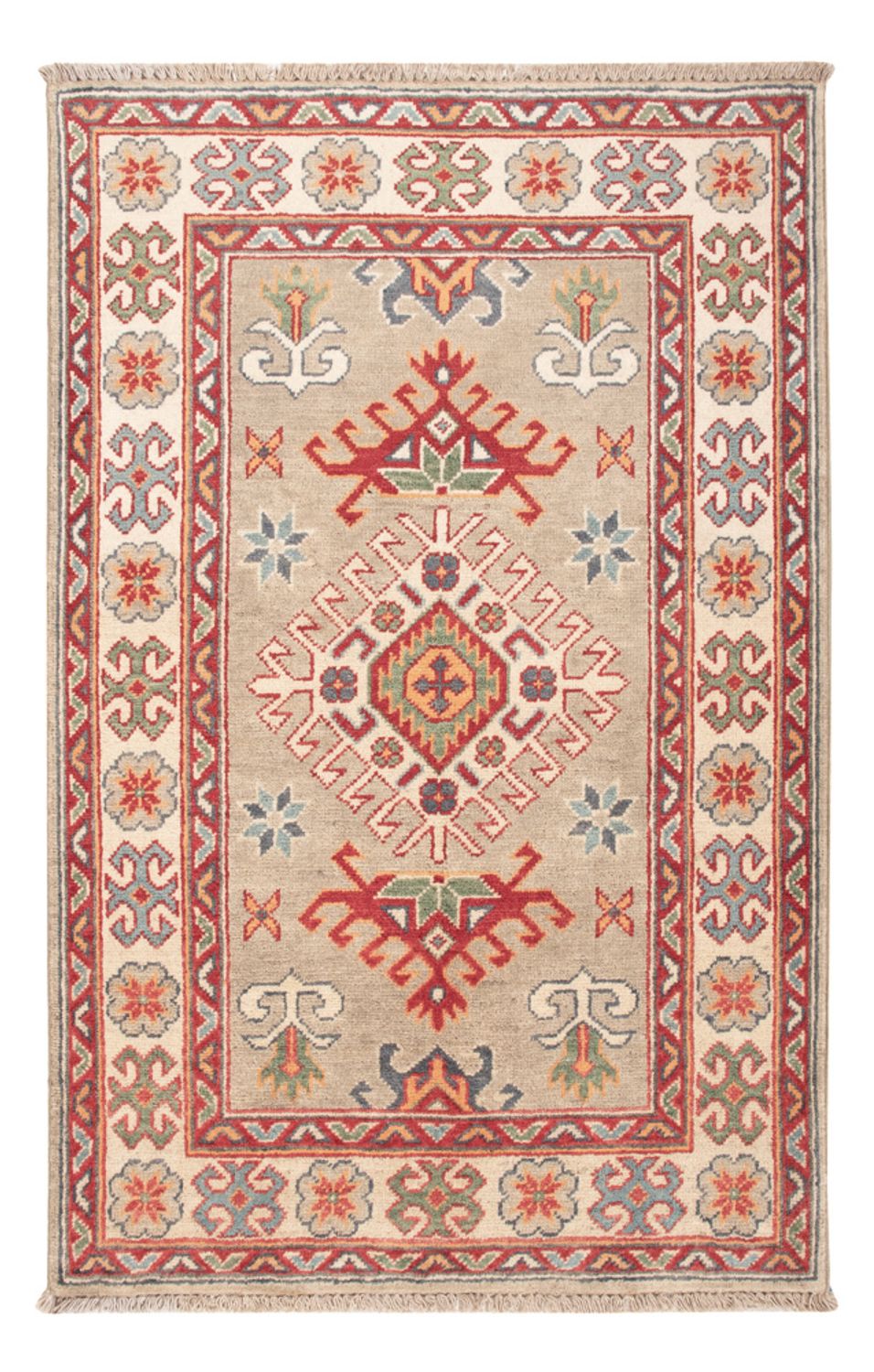 Ziegler Teppich - Kazak - 126 x 81 cm - hellgrün