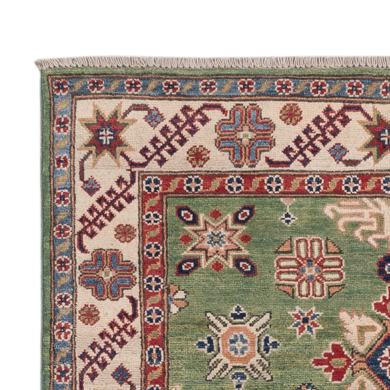 Ziegler Teppich - Kazak - 182 x 123 cm - grün