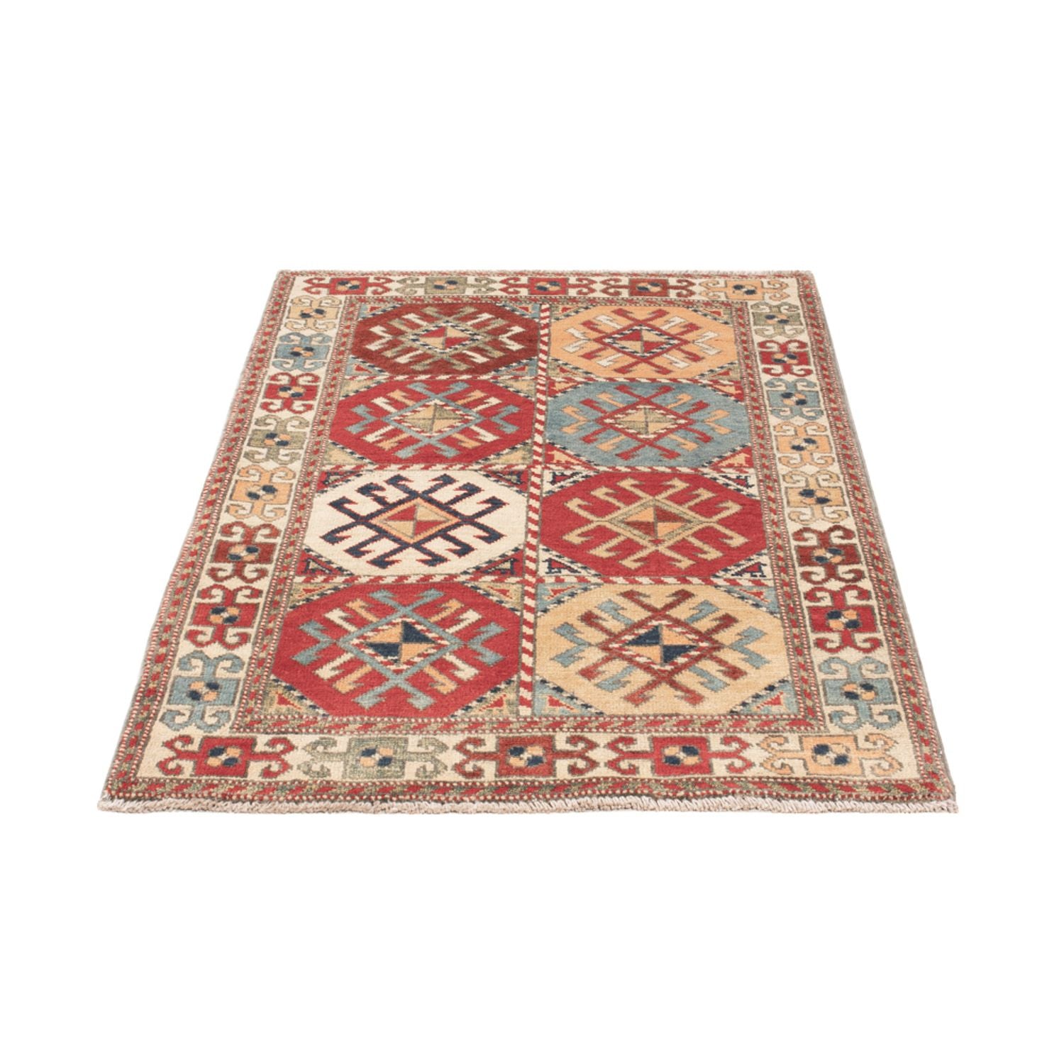 Ziegler Teppich - Kazak - 126 x 82 cm - mehrfarbig