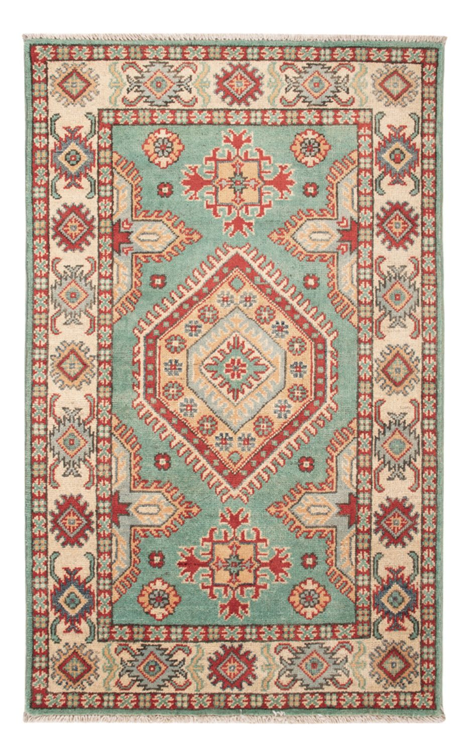 Ziegler Teppich - Kazak - 127 x 77 cm - türkis