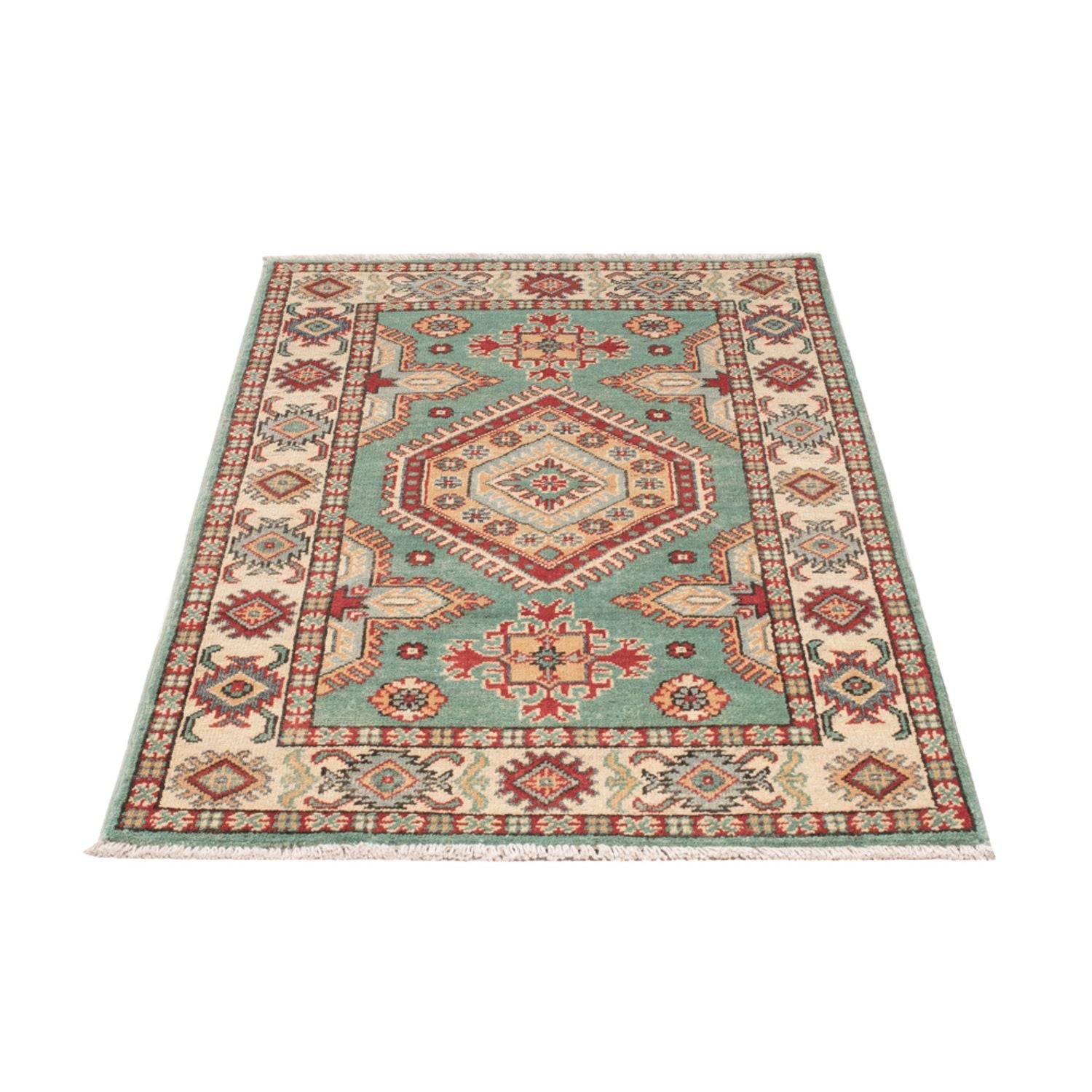 Ziegler Teppich - Kazak - 127 x 77 cm - türkis