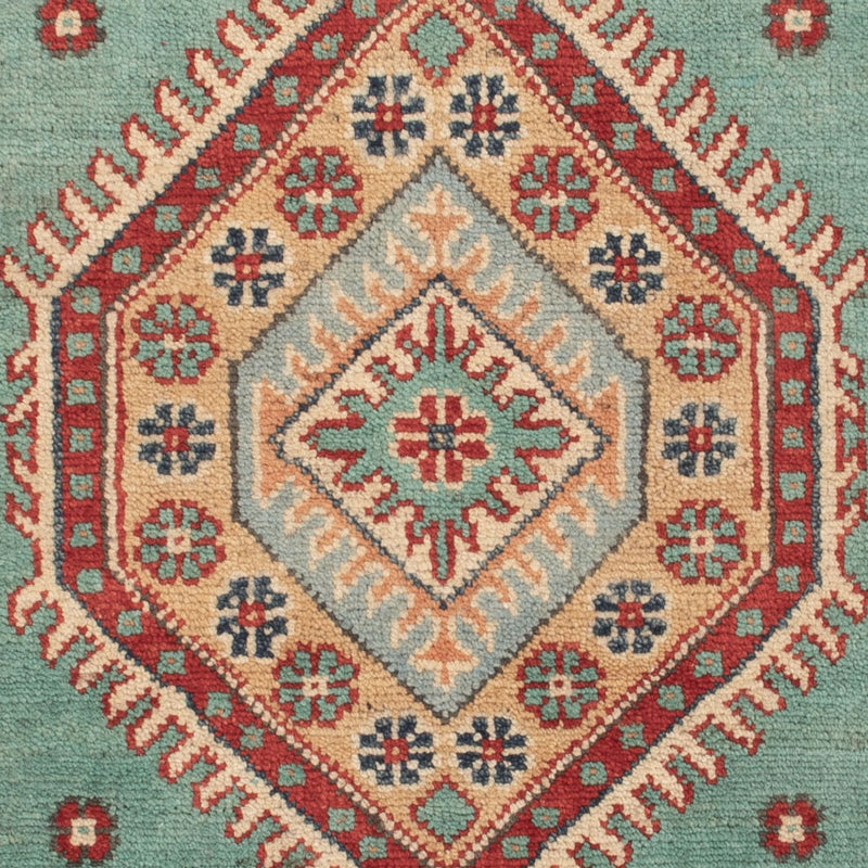 Ziegler Teppich - Kazak - 123 x 82 cm - türkis