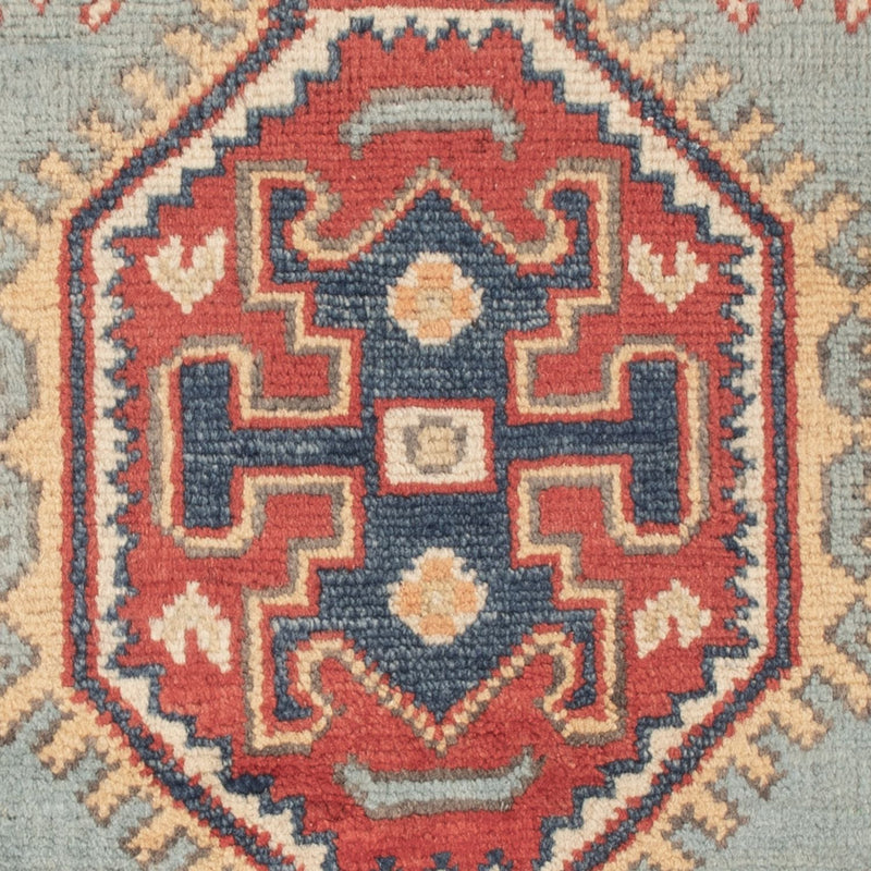 Ziegler Teppich - Kazak - 87 x 58 cm - hellblau