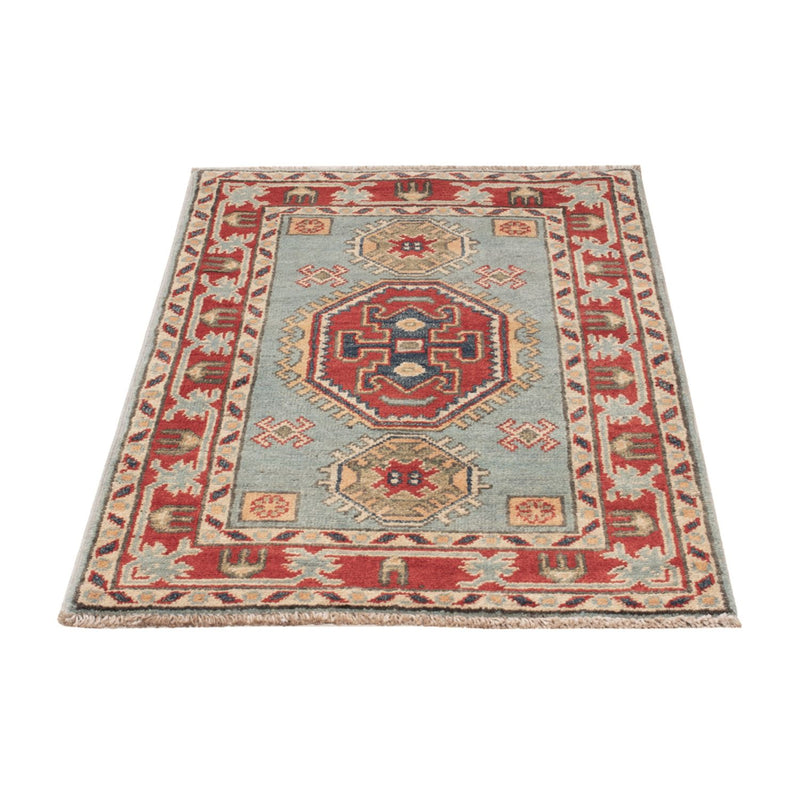 Ziegler Teppich - Kazak - 96 x 60 cm - hellblau