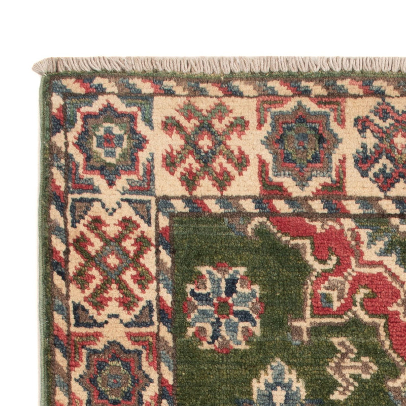 Ziegler Teppich - Kazak - 86 x 60 cm - grün