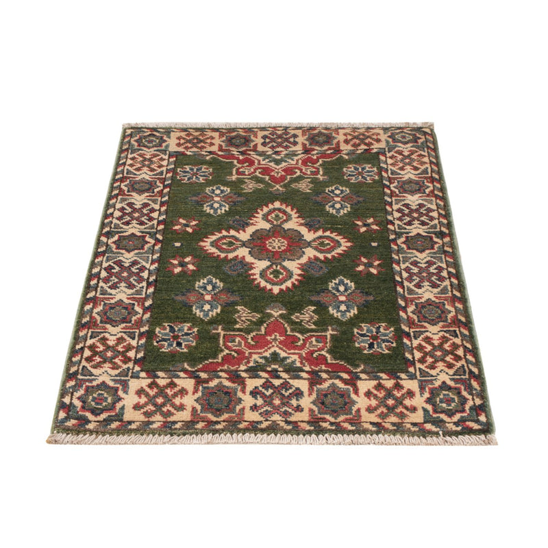 Ziegler Teppich - Kazak - 86 x 60 cm - grün