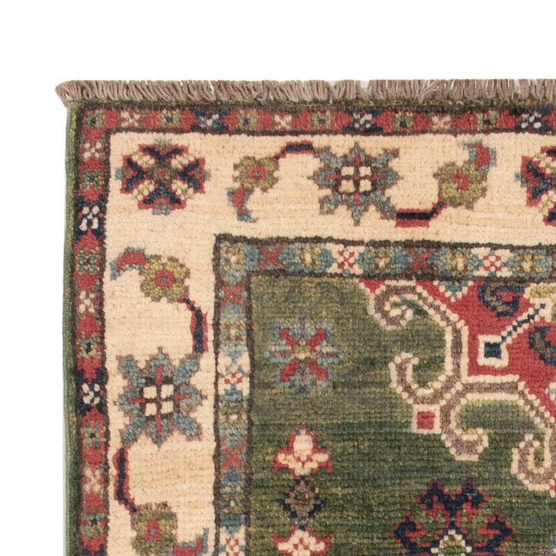 Ziegler Teppich - Kazak - 94 x 60 cm - grün