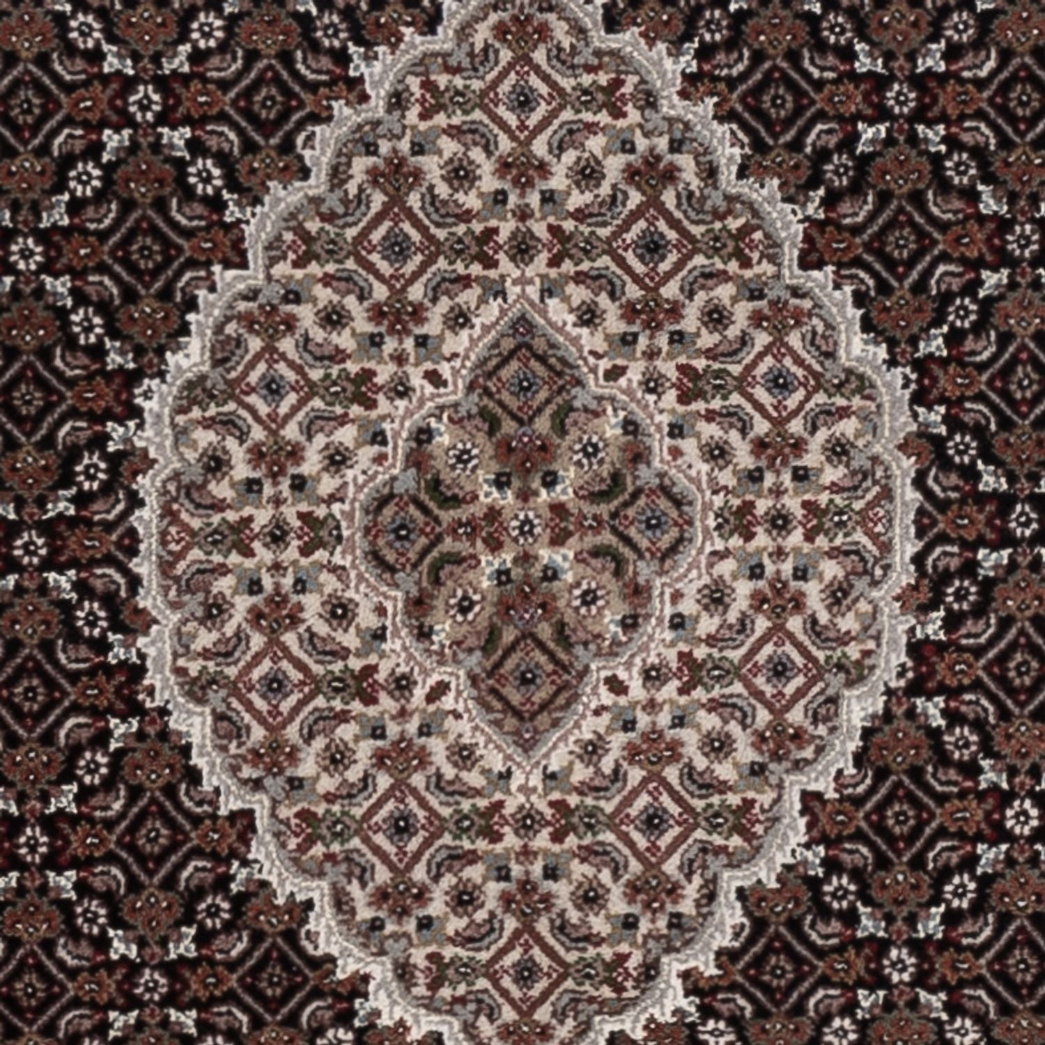 Orientteppich - Täbriz - 188 x 123 cm - dunkelbeige