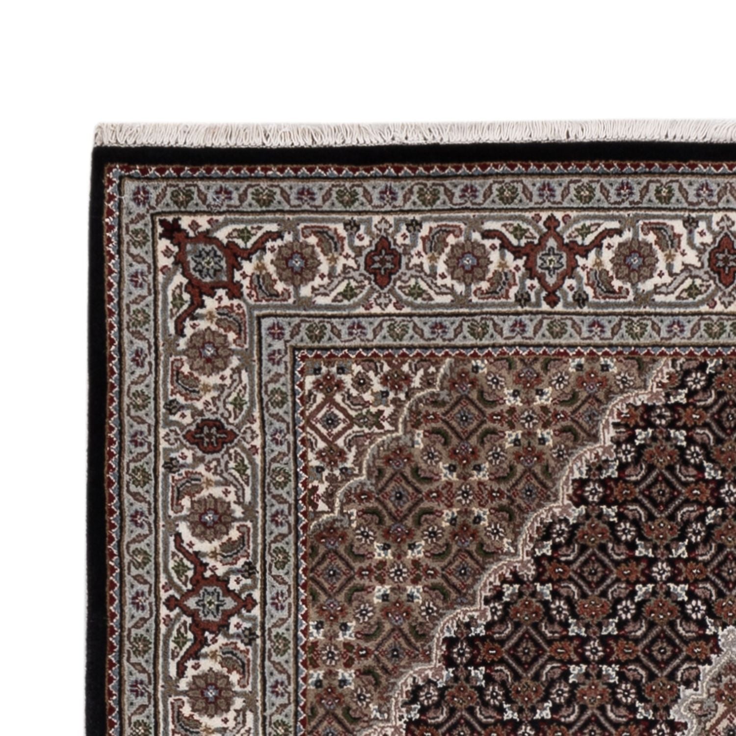 Orientteppich - Täbriz - 188 x 123 cm - dunkelbeige