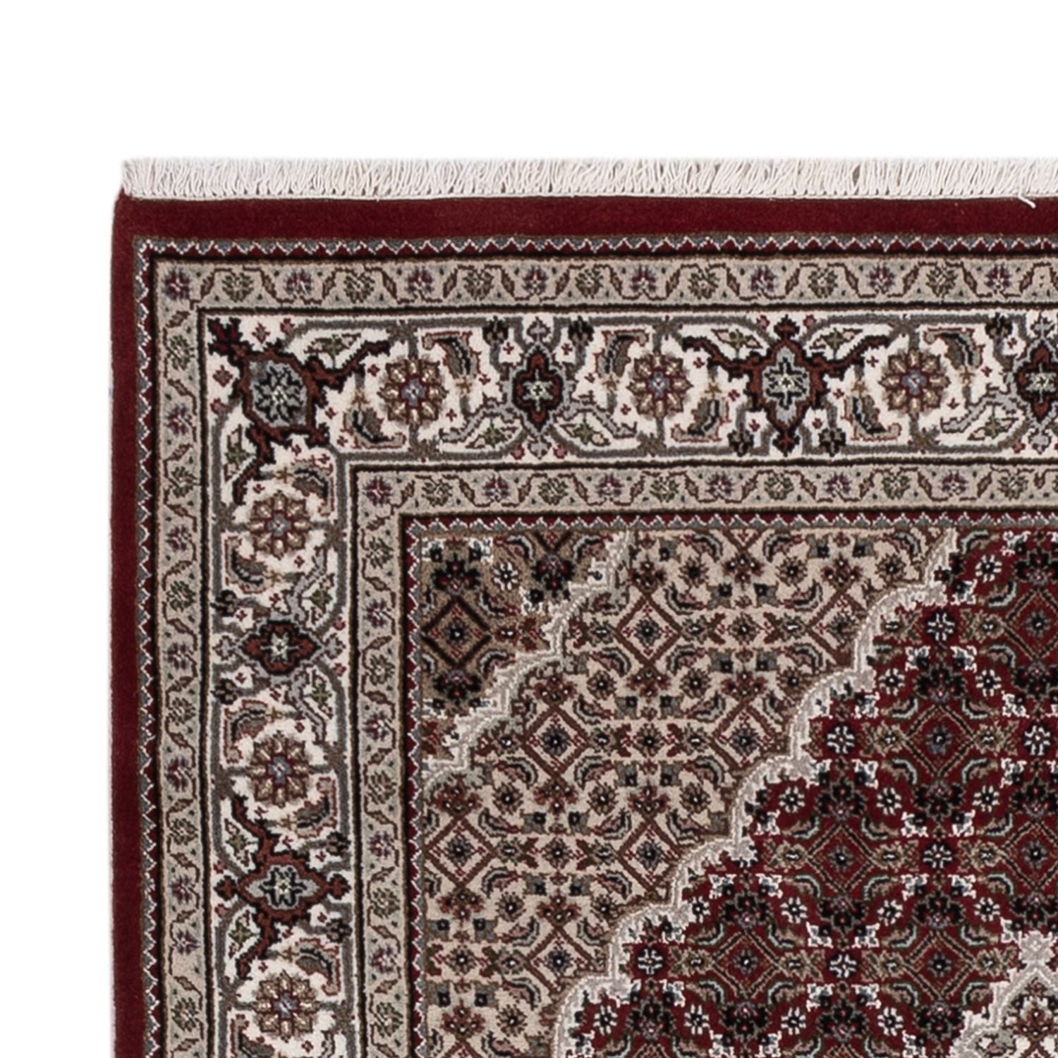 Orientteppich - Täbriz - 187 x 123 cm - dunkelbeige