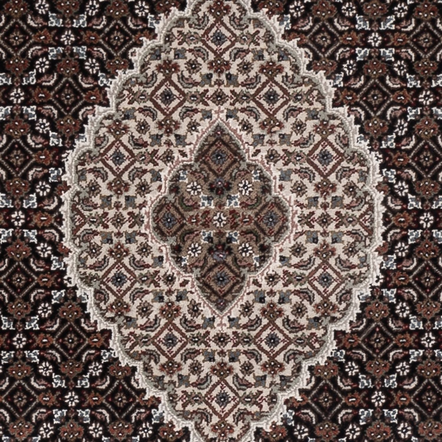 Orientteppich - Täbriz - 184 x 120 cm - dunkelbeige