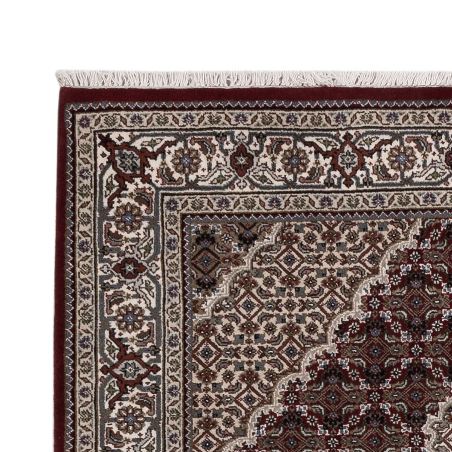 Orientteppich - Täbriz - 186 x 124 cm - dunkelbeige