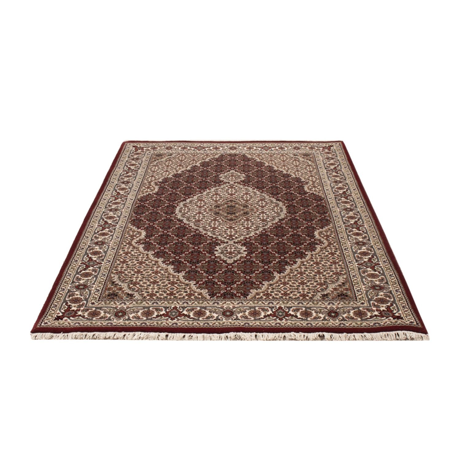Orientteppich - Täbriz - 183 x 119 cm - dunkelbeige