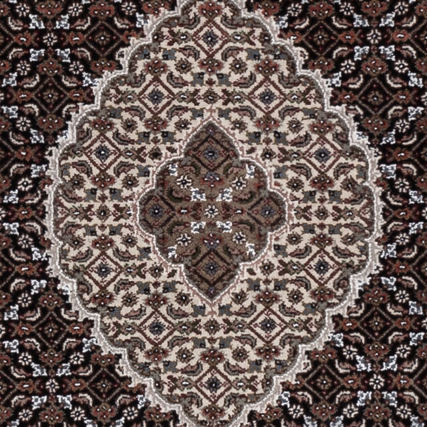 Orientteppich - Täbriz - 185 x 125 cm - dunkelbeige