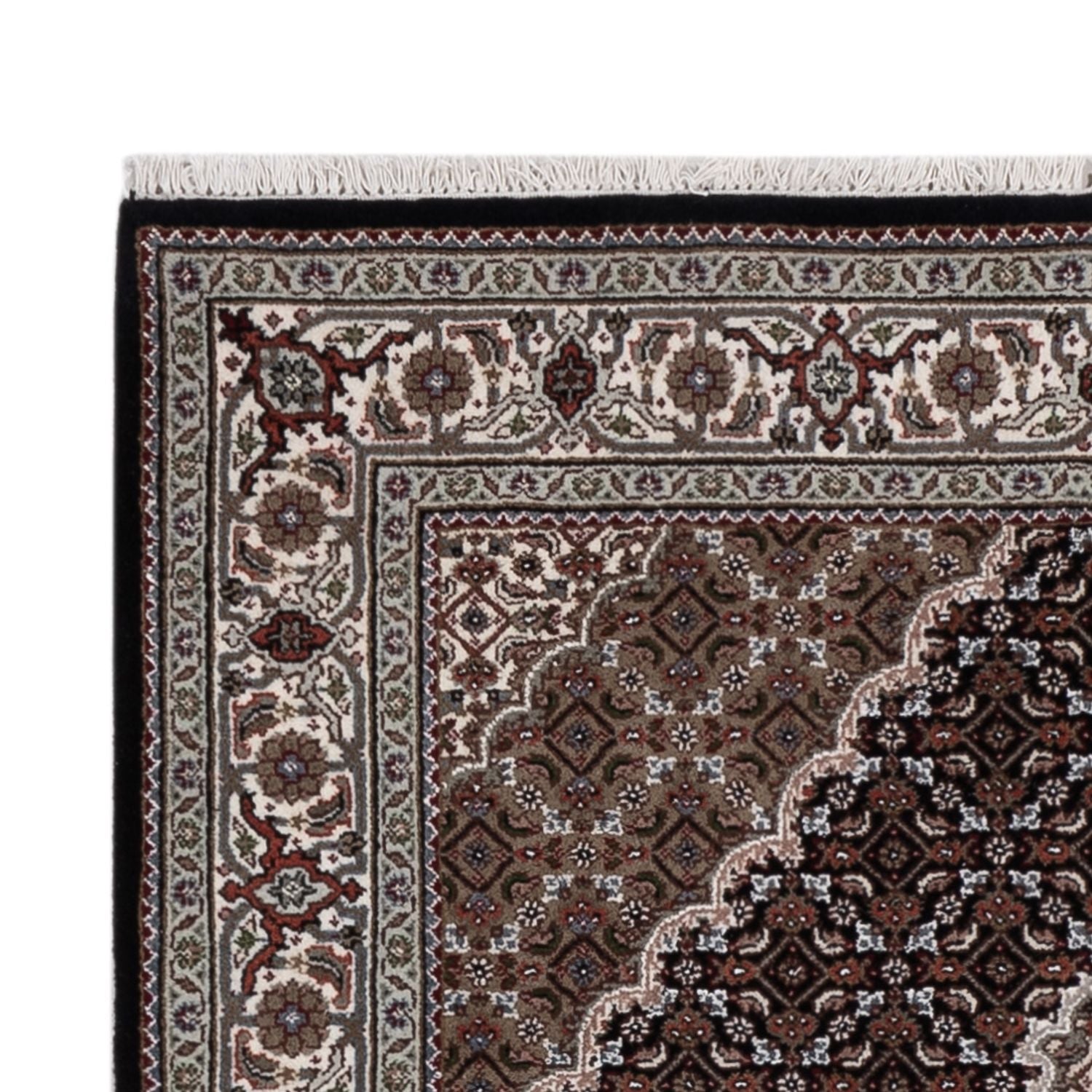 Orientteppich - Täbriz - 185 x 125 cm - dunkelbeige