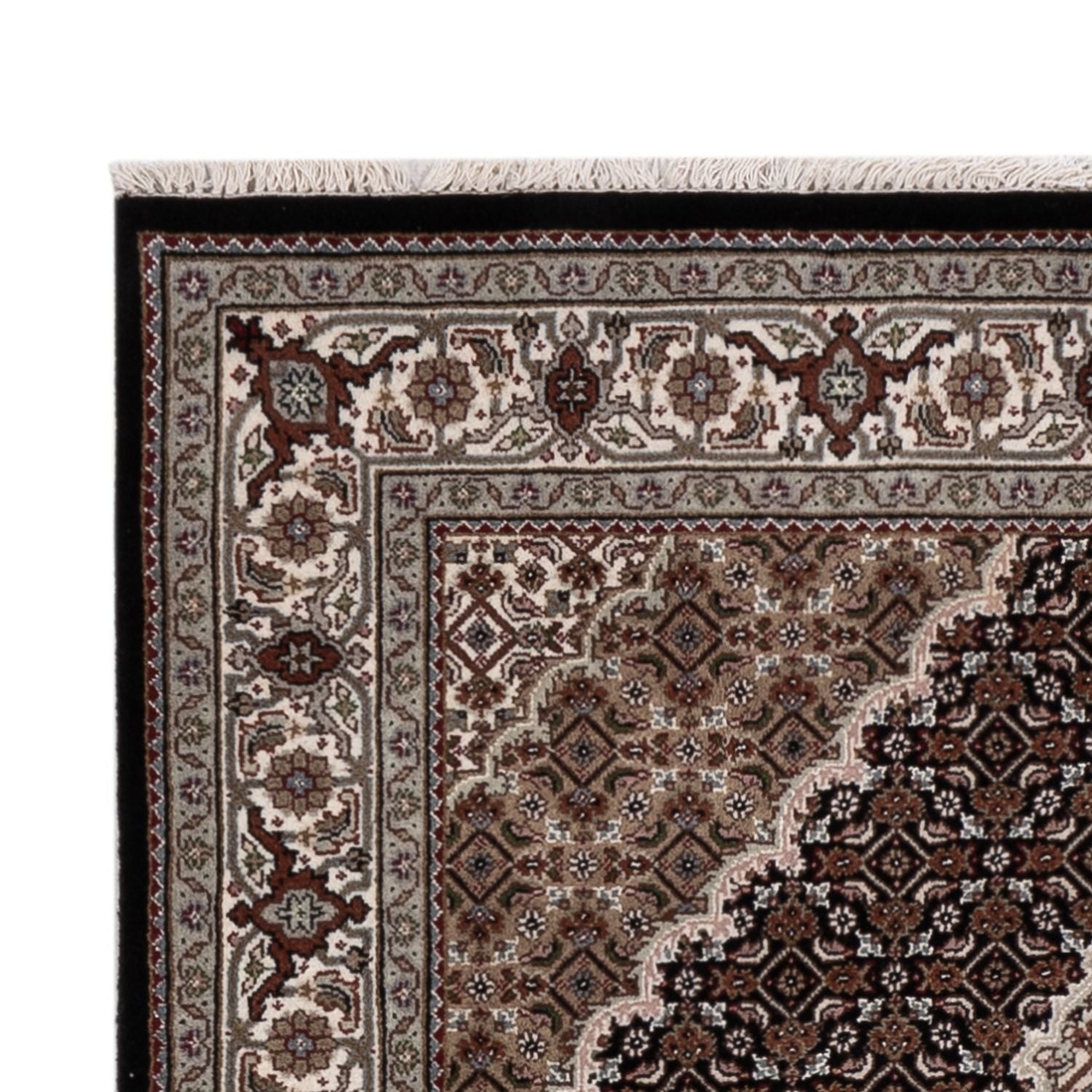 Orientteppich - Täbriz - 184 x 124 cm - dunkelbeige