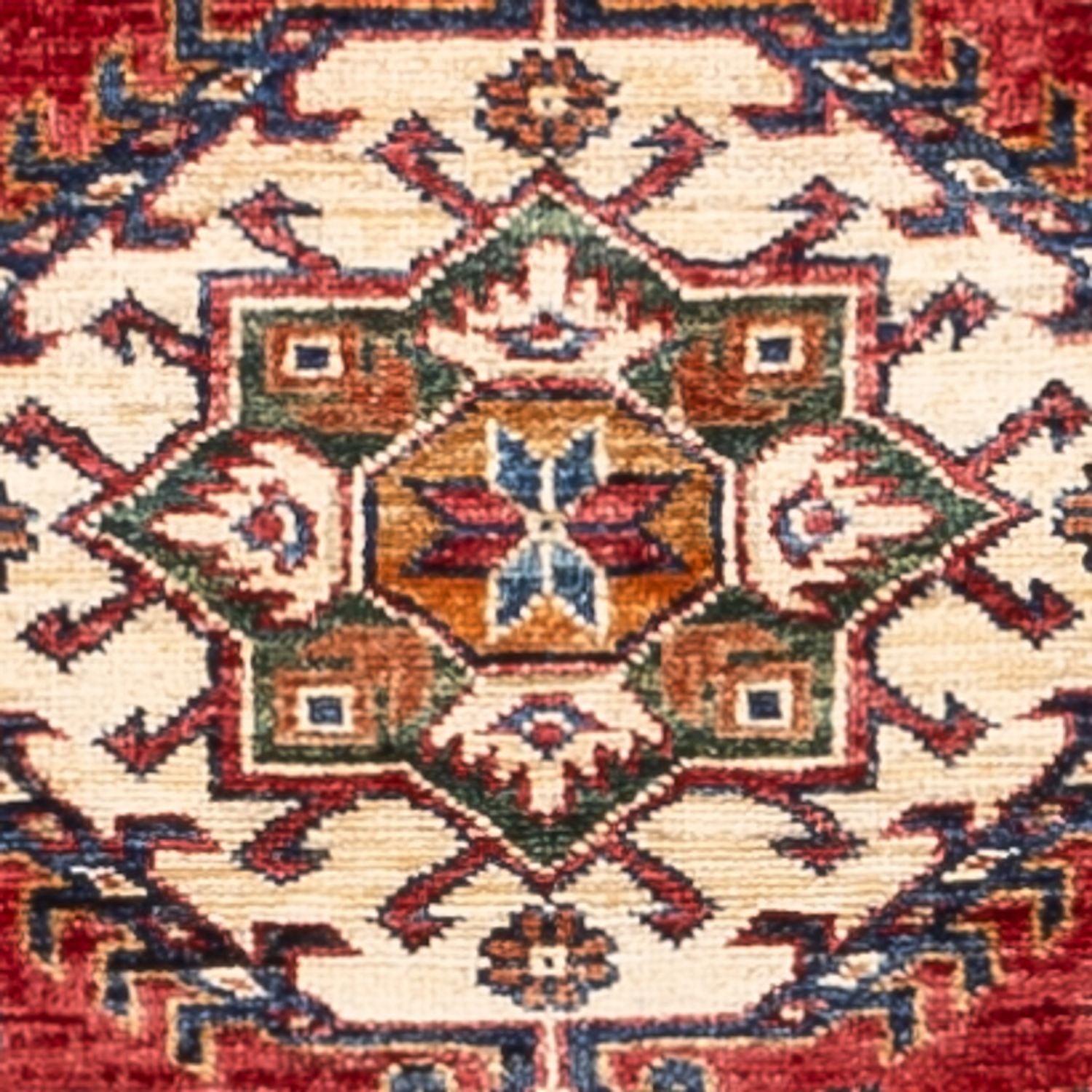 Läufer Ziegler - Kazak - 245 x 77 cm - rot